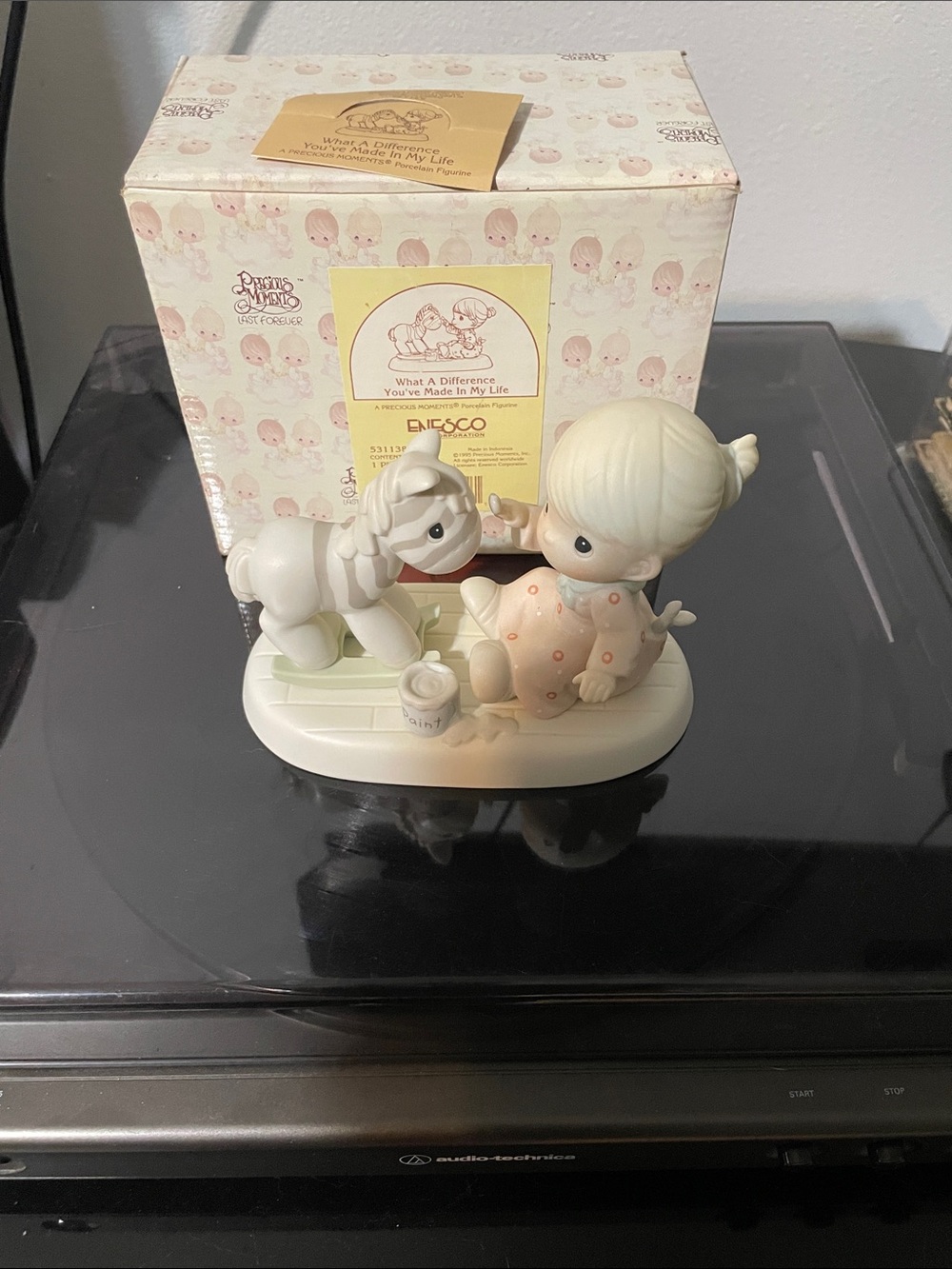 Precious Moments Girl with Rocking Horse Collectible Figurine #531138
